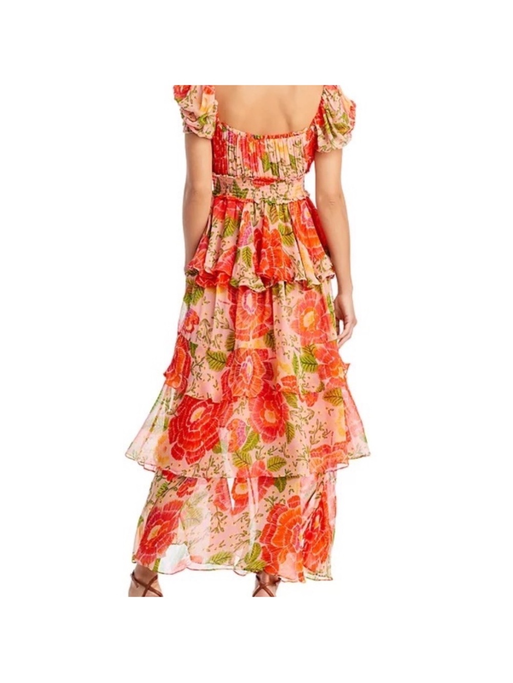 Farm Rio Blooming Floral Maxi Dress Medium - Picture 2 of 3